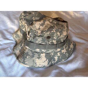 Army Combat Uniform Type IV Boonie Hat Size 7 1/4 Digital Camo By Bernard Cap Co